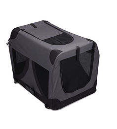 M-PETS Comfort Transportbox für Hunde XXL aus Stoff in Schwarz oder Grün – Bild 1 von 2