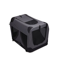 M-Pets Comfort Transportkäfig für Hunde Größe L Schwarz 71 x 51 x 51 cm – Bild 1 von 2