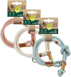 M-PETS Eco Hundehalsband aus Kunststoff Weiß Größe S 0,6 cm x 35 cm – Bild 1 von 2