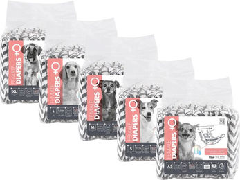 M-Pets Hundewindeln für Hündinnen XL 10 Stück – Bild 1 von 2