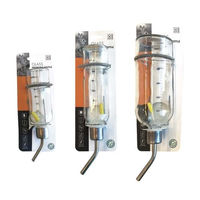 Produktbild von M-PETS Kleintier Trinkflasche aus Glas Transparent 175 ml 2er Pack