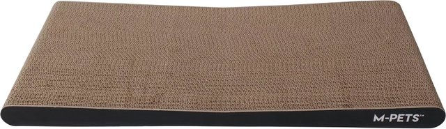 Produktbild von M-PETS Kratzbrett Aurora aus Pappe Braun 59 x 26 x 4 cm