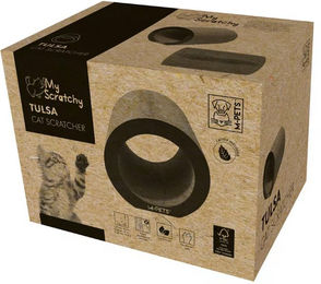 M-PETS Kratzbrett Tulsa aus Pappe Braun 29 x 28 x 38 cm – Bild 1 von 3