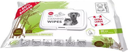 M-Pets Reinigungstücher mit Bambus 80 Stück – Bild 1 von 2