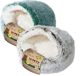 M-PETS Snugo Eco Katzenbett aus Polyester in Grün 50 x 30 cm – Bild 1 von 3