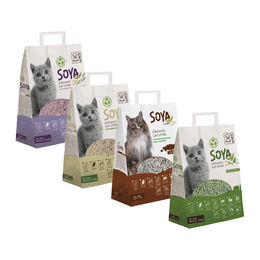 M-PETS Soya Katzenstreu Bio Pflanzenstreu Lavendel 6 kg – Bild 1 von 2