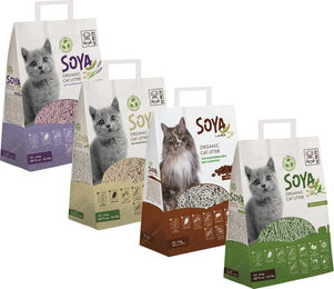 M-PETS Soya Katzenstreu Bio Tofustreu 4 kg – Bild 1 von 3