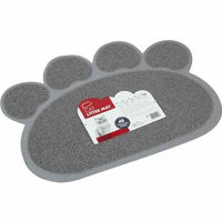 Produktbild von M-PETS Teppich für Katzenstreu und Kratzbäume Grau 3er Set