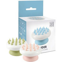 Produktbild von M-PETS Weiche Massagebürste Blau 8 x 5,4 cm