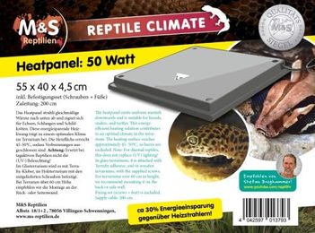 M&S Reptile Climate Heizplatte 50 Watt für Reptilien – Bild 1 von 2