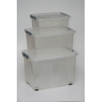 Produktbild von M&S Reptilien Aufzucht- und Transportbox aus Kunststoff transparent Größe S 36x26x18cm - 14 l