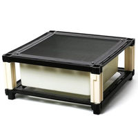 Produktbild von M&S Reptilien Budget Rack mit Wanne 40 x 40 x 16 cm und 31 x 31 x 12 cm