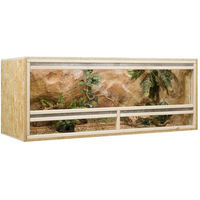 Produktbild von M&S Reptilien Holzterrarium Braun 150x60x60cm mit Seitenbelüftung