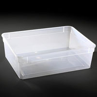 Produktbild von M&S Reptilien Kunststoffbox transparent groß 24x18x7,5 cm mit transparentem Deckel