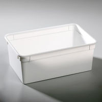 Produktbild von M&S Reptilien Kunststoffbox Weiß mit transparentem Deckel Klein 18x12x7,5 cm
