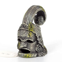 Produktbild von M&S Reptilien ReptiZoo Deko-Steinstatue antikes Gesicht aus Kunstharz in Grau