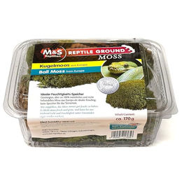 M&S Reptilien Terrariendeko Kugelmoos Grün 2,5 l - 2,5 l – Bild 1 von 4