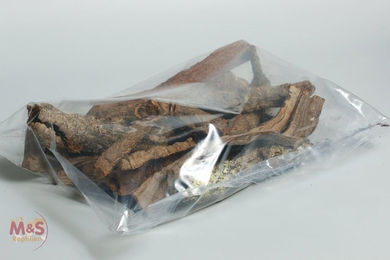 M&S Reptilien Terrariendeko Naturmaterial Mix Braun 1 kg - 1 kg – Bild 1 von 2