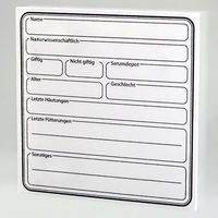 Produktbild von M&S Reptilien Terrarienschild für Schlangen, Eidechsen, Schildkröten und Spinnen