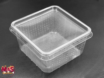 Produktbild von M&S Reptilien Terrarium Heimchendose aus transparentem Kunststoff Größe S