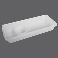 Produktbild von M&S Reptilien Wanne transparent mit Wasserschalen Halterung für Echsen 550x234x87,5mm