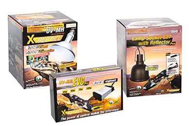 M&S Reptilien X-Reptile 100 Watt Set mit HID-Strahler für Bartagamen und Leguane - 100 Stk. – Bild 1 von 1