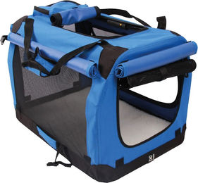 M-Pets Flow-Kiste - M - 61 x 41 x 41 cm - Blau – Bild 1 von 5