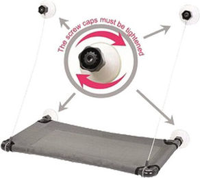 M-Pets Horizon Hängematte - Grau – Bild 1 von 2