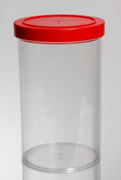 Produktbild von M&S Reptilien Klarsichtleerdose rund mit Schraubdeckel - 1000 ml