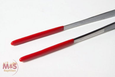 Produktbild von M&S Reptilien Pinzette sehr groß mit Gummiüberzug