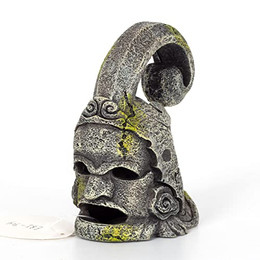 Produktbild von M&S Reptilien ReptiZoo Deko-Steinstatue antikes Gesicht