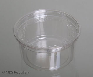 Produktbild von M&S Reptilien Terrarium Becher mit Deckel - 400 ml
