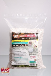 Produktbild von M&S Reptilien Terrarium Breed White Perlit - 3,5 l