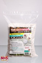 Produktbild von M&S Reptilien Terrarium Breed WHITE Perlit - 10 l