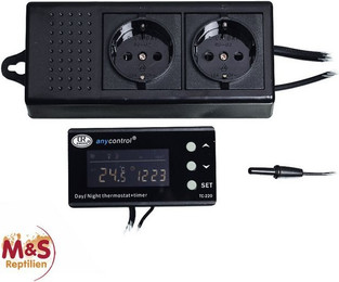 Produktbild von M&S Reptilien Terrarium Control V3 Thermostat mit Zeitschaltuhr