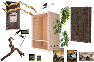 Produktbild von M&S Reptilien Terrarium Komplettset Deluxe für Chamäleons