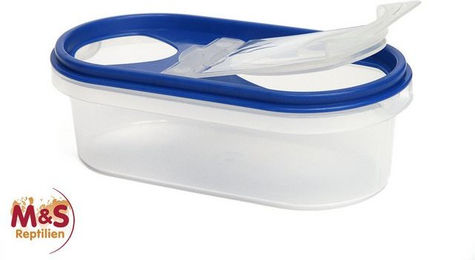 Produktbild von M&S Reptilien Terrarium Moosbox einfach, klein (blau)