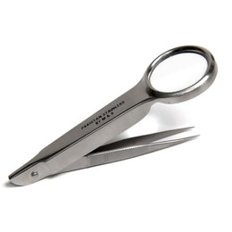 Produktbild von M&S Reptilien Terrarium Pinzette mit Lupe