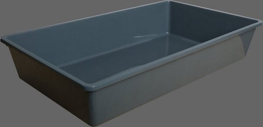 Produktbild von M&S Reptilien Terrarium Wanne grau (1000x600x185mm)