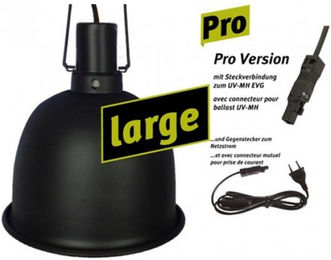 Produktbild von M&S Reptilien Terrarium X-Reptile reflektierende Lampenfassung PRO Large