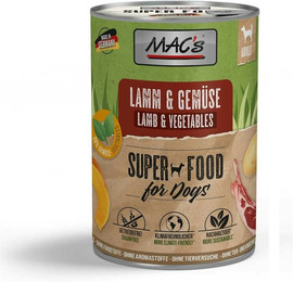 Produktbild von MAC's 12x400g Lamm&Gemüse Hundenassfutter