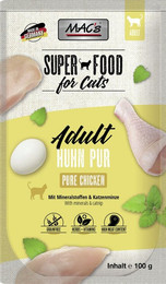 Produktbild von MAC's Cat 100g Beutel Katzennassfutter Sparpaket 24 x 100 Gramm Hühnchen Pur