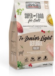 Produktbild von MAC's Cat 7+ Senior/Light Katzentrockenfutter Sparpaket 2 x 7 Kilogramm
