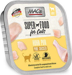 Produktbild von MAC's Cat 85g Schale Katzennassfutter Sparpaket 32 x 85 Gramm Huhn Pur