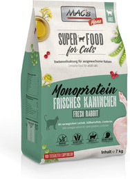 Produktbild von MAC's Cat Adult Monoprotein Kaninchen Katzentrockenfutter Sparpaket 2 x 7 Kilogramm