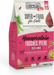 Produktbild von MAC's Cat Adult Monoprotein Pferd Katzentrockenfutter Sparpaket 2 x 7 Kilogramm
