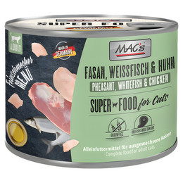 Produktbild von MAC's Cat Feinschmecker Fasan & Weißfisch mit Huhn - 6 x 200 g