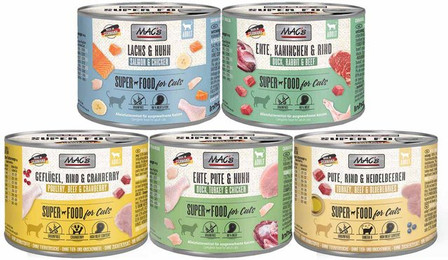 Produktbild von MAC's Cat Fleischmenü 60x200g Mixpaket 2