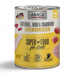 Produktbild von MAC's Cat Geflügel, Rind & Cranberry - 6 x 800 g
