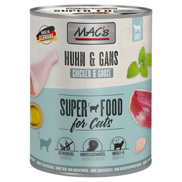 Produktbild von MAC's Cat Huhn & Gans Nassfutter - 6 x 800 g